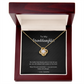To My Granddaughter — "Always in My Heart" Love Knot Necklace