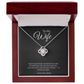 To My Wife — "I'd Choose You Again" Love Knot Necklace
