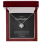 To My Granddaughter — "Always in My Heart" Love Knot Necklace