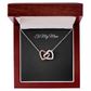 To My Mom necklace gift — finish and box options