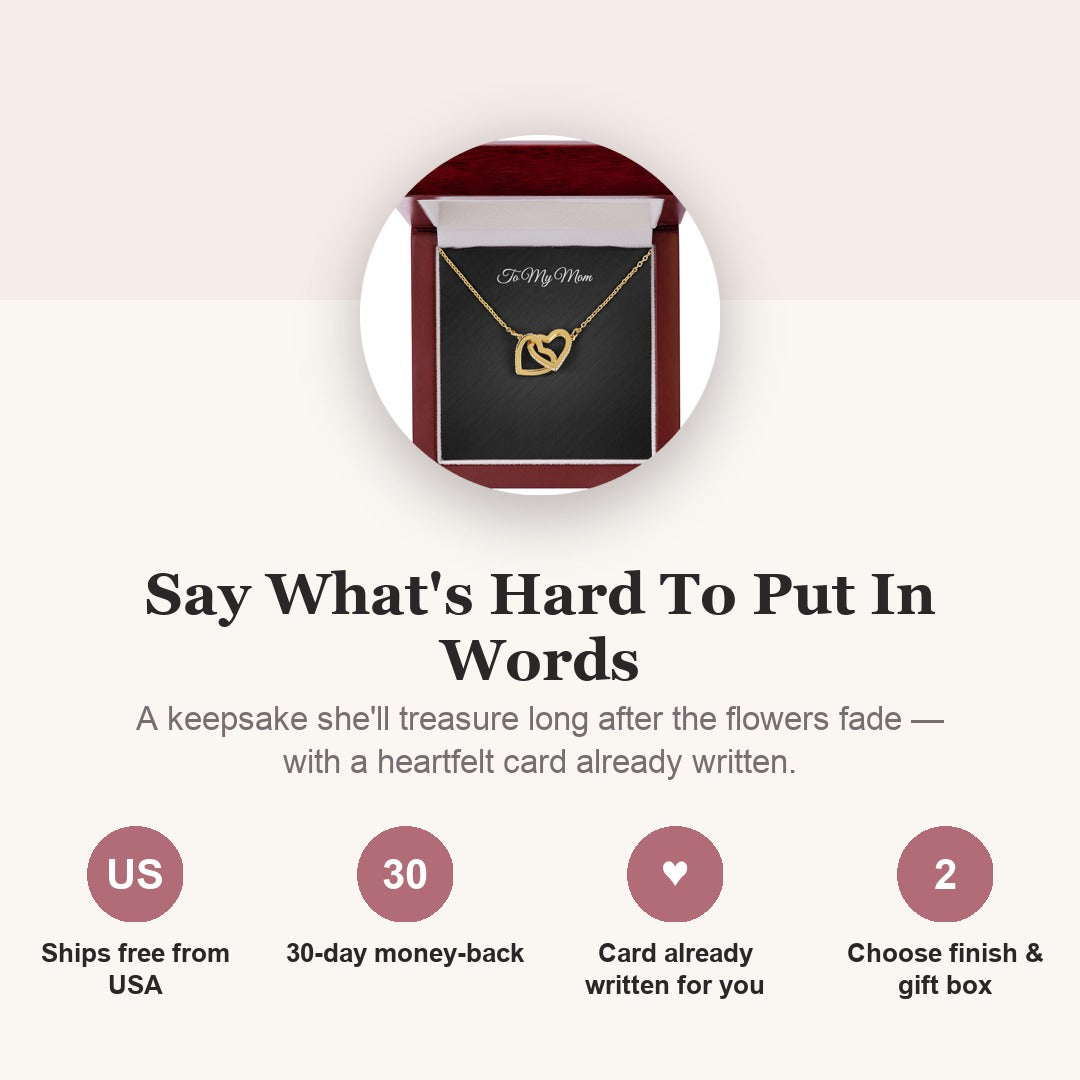 Say what's hard to put in words - message card included, ships free, 30-day guarantee