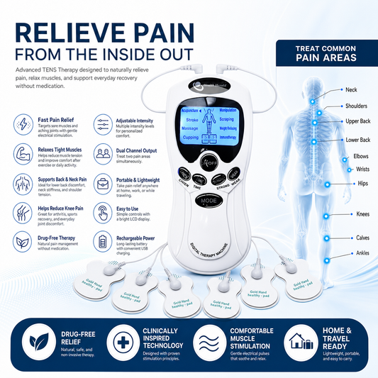 Zyra TENS Machine Pro electrotherapy massage device