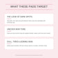 What these pads target: the look of dark spots, uneven skin tone, and dull tired-looking skin. Cosmetic, appearance-based results.