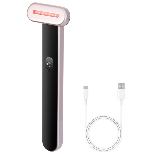Zyra GlowWand red light therapy wand with USB-C charging cable