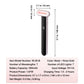 GlowWand specifications - 7 LEDs, 350mAh battery, USB-C, 0.13 lb